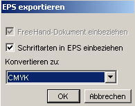EPS exportieren